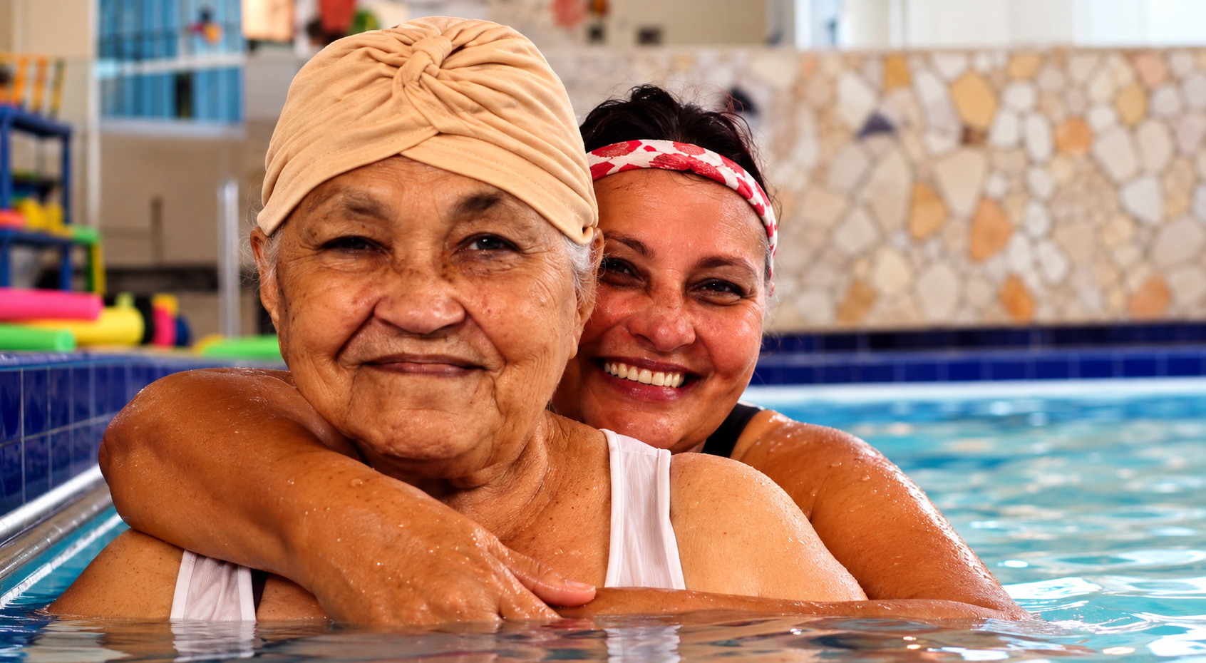 Atividade Hidroginástica no acervo do Aquarius Center
